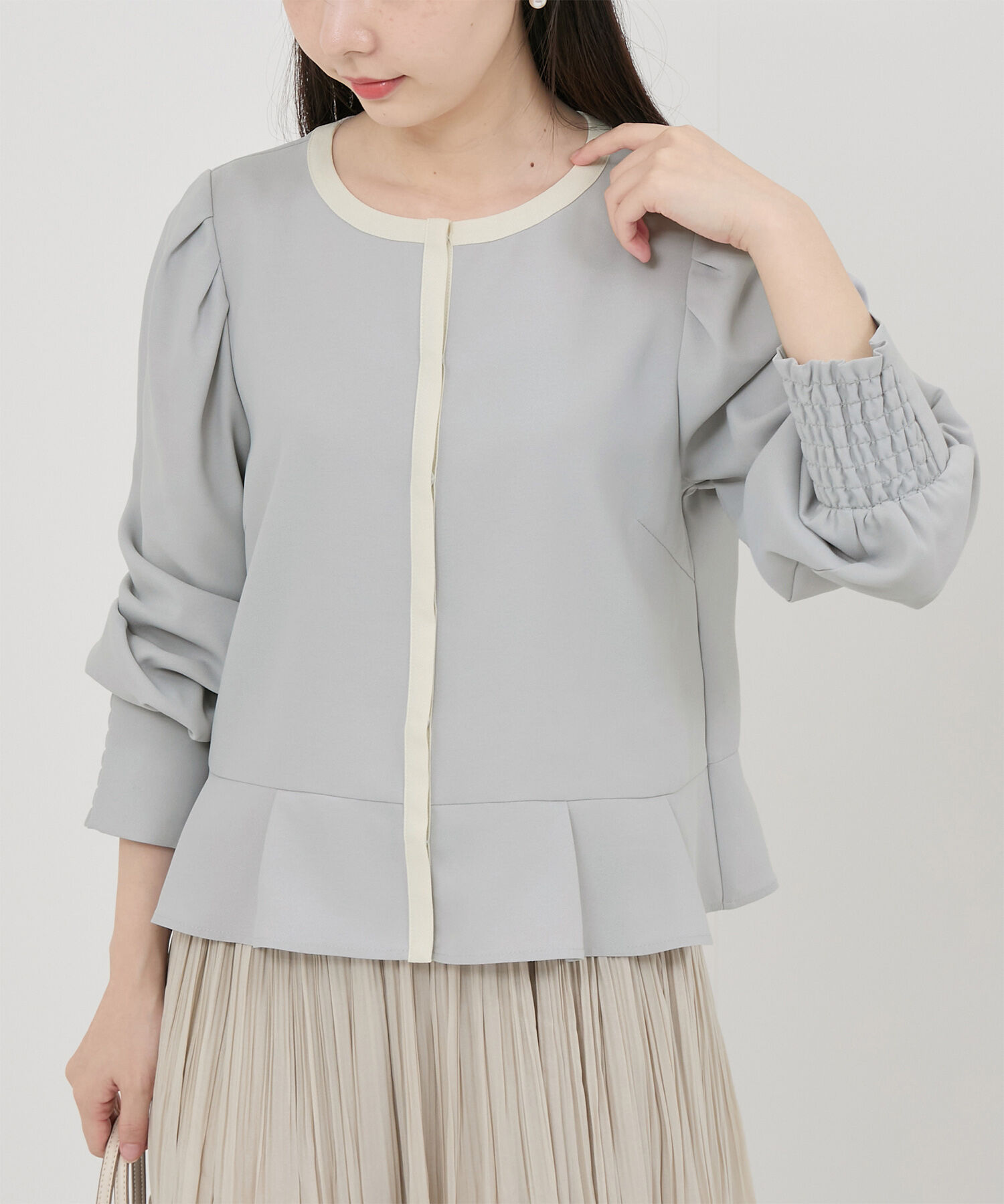 Rope&rsquo;Picnic「ジャケットみたいに着れるブラウス」|シャツ・ブラウス|