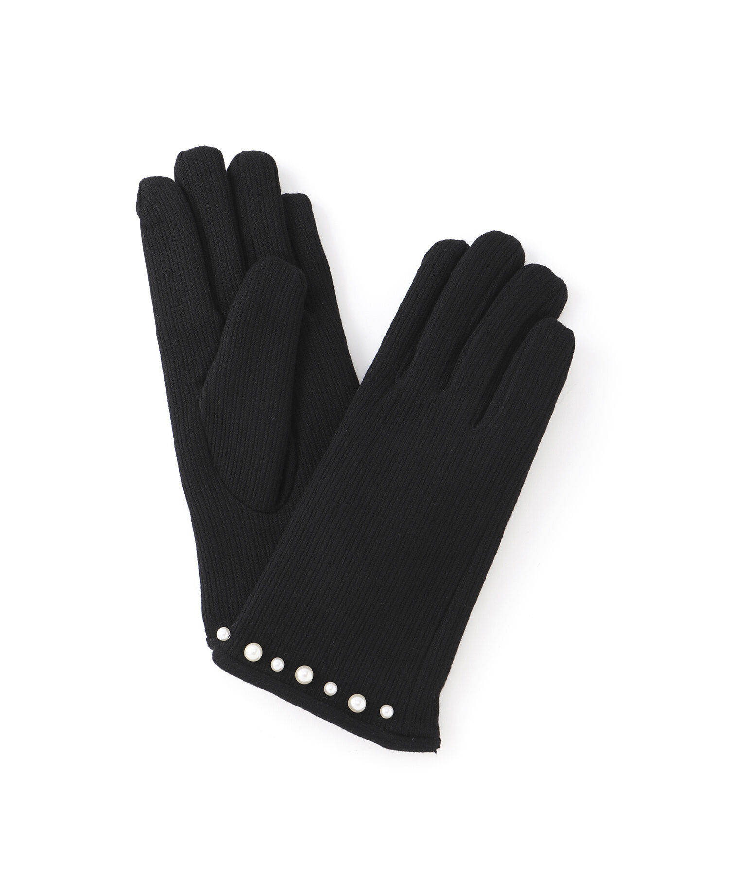 ROPE PICNIC PASSAGE「パール/リブジャージーグローブ」|手袋|