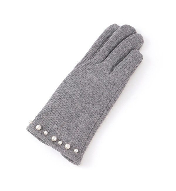 ROPE PICNIC PASSAGE「パール/リブジャージーグローブ」|手袋|