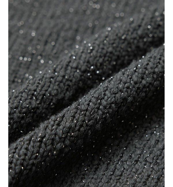 Rope&rsquo;Picnic「ラメ混綿ニットハーフスリーブプルオーバー」|ニット・セーター|