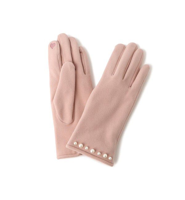 ROPE PICNIC PASSAGE「パールジャージスマホタッチグローブ」|手袋|