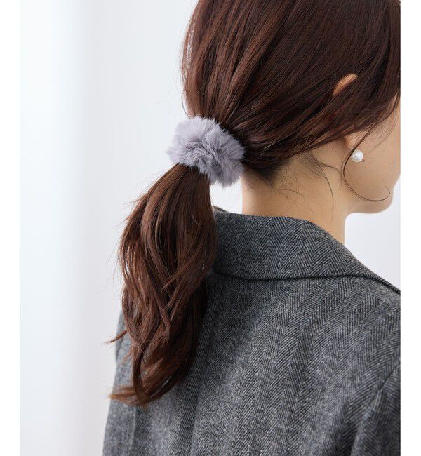 ROPE PICNIC PASSAGE「ふわふわフェイクファーシュシュ」|ヘアゴム・シュシュ|