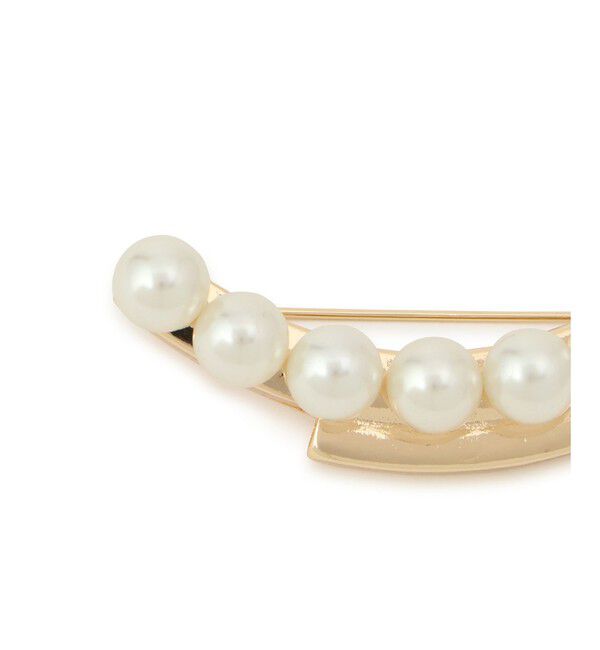 ROPE PICNIC PASSAGE「パールカーブラインブローチ」|ブローチ・コサージュ|