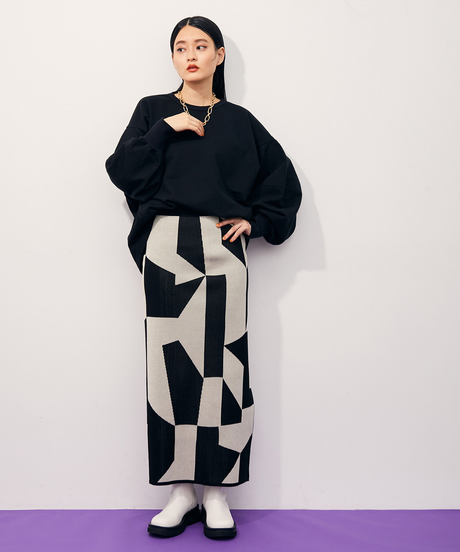 ADAM ET ROPE'「〈追加〉トラックソールストレッチブーツ」|その他|