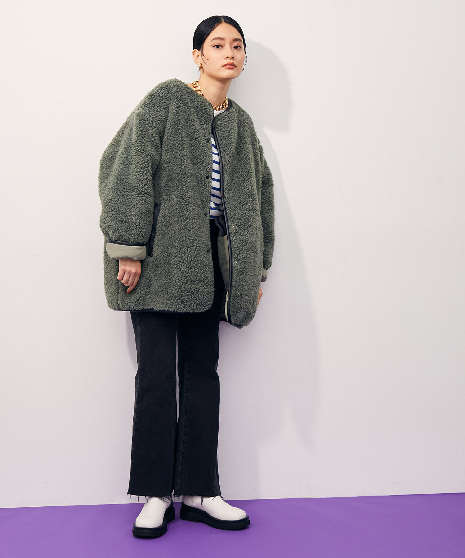 ADAM ET ROPE'「〈追加〉トラックソールストレッチブーツ」|その他|