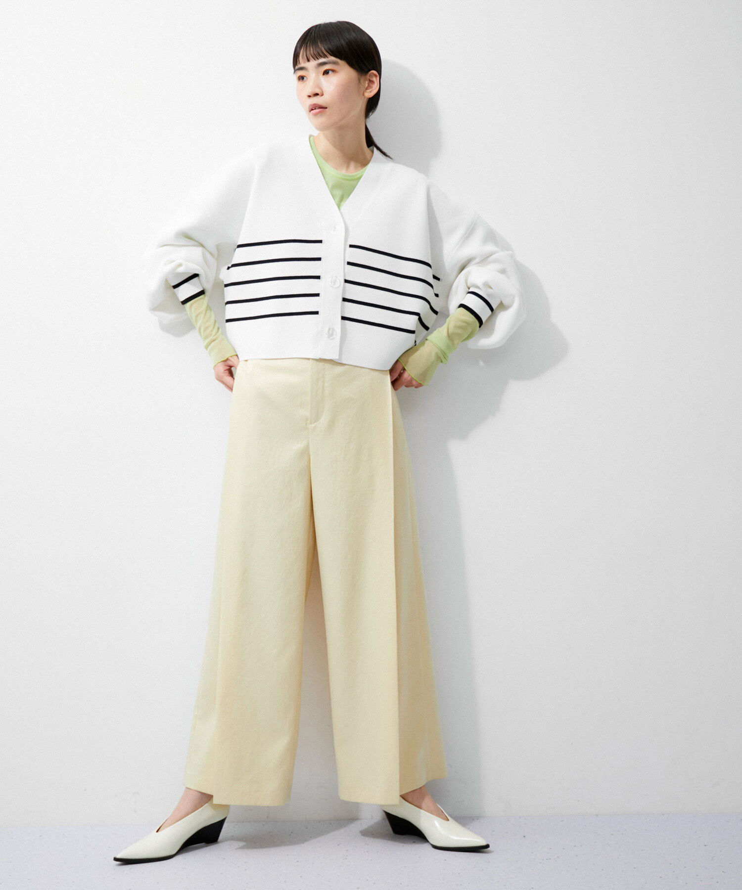 ADAM ET ROPE'「フォルムウェッジパンプス」|パンプス|