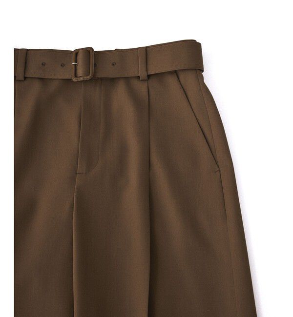 ADAM ET ROPE'「NIKKE GABARDINE SLACKS」|スラックス|