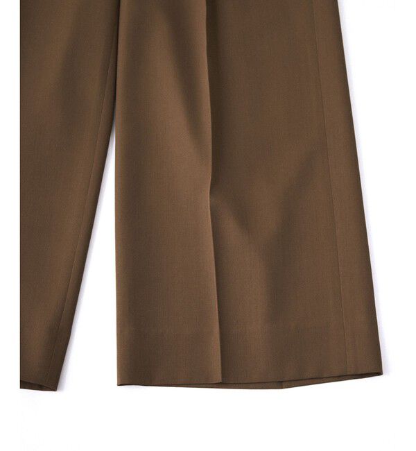 ADAM ET ROPE'「NIKKE GABARDINE SLACKS」|スラックス|