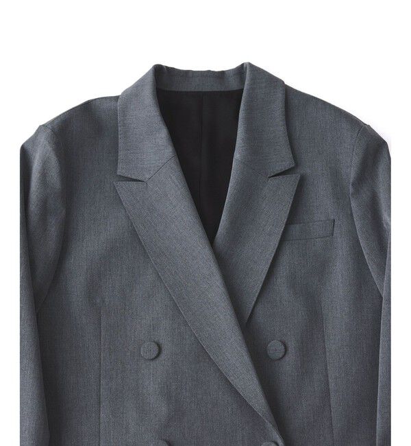 ADAM ET ROPE'「【サステナブル】ダブルブレストジャケット」|テーラードジャケット|