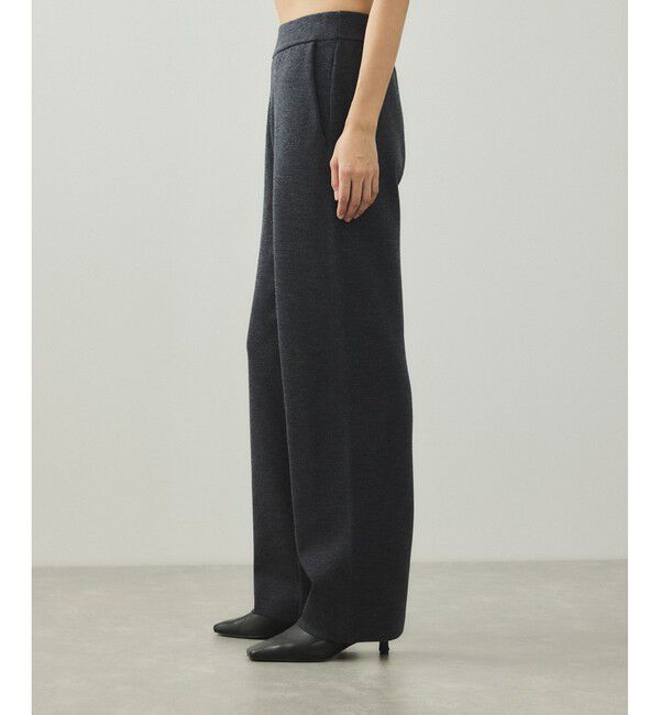 ADAM ET ROPE'「【EMOELLE】ウールニットパンツ」|チノ|