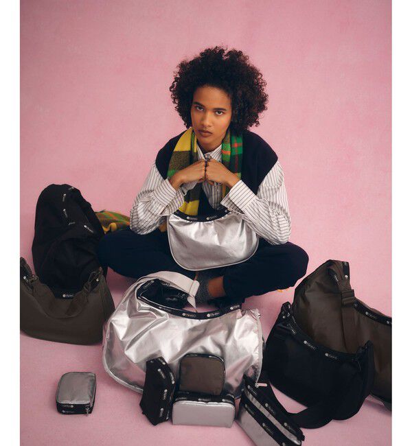 ADAM ET ROPE'「【LeSportsac for ADAM ET ROPE'】COSMETIC CLUTCH (SHINE/SOLID)」|ポーチ|