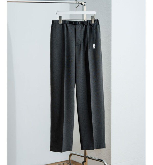 ADAM ET ROPE'「《別注》【GRAMICCI/グラミチ】2WAY STRETCH WIDE STRAIGHT」|スラックス|チャコール(06)