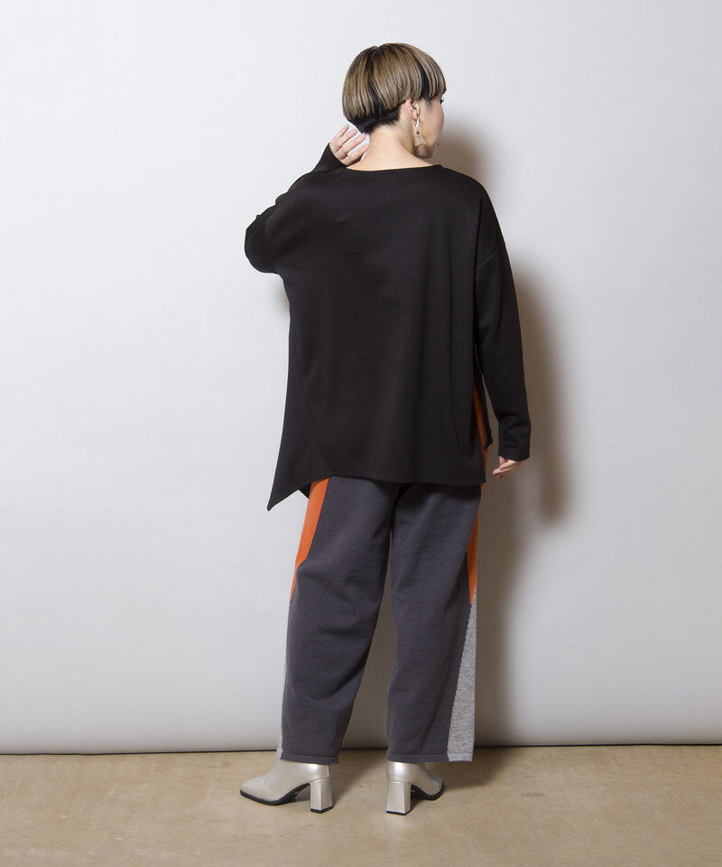  「2WAY配色ニットパンツ」|その他|