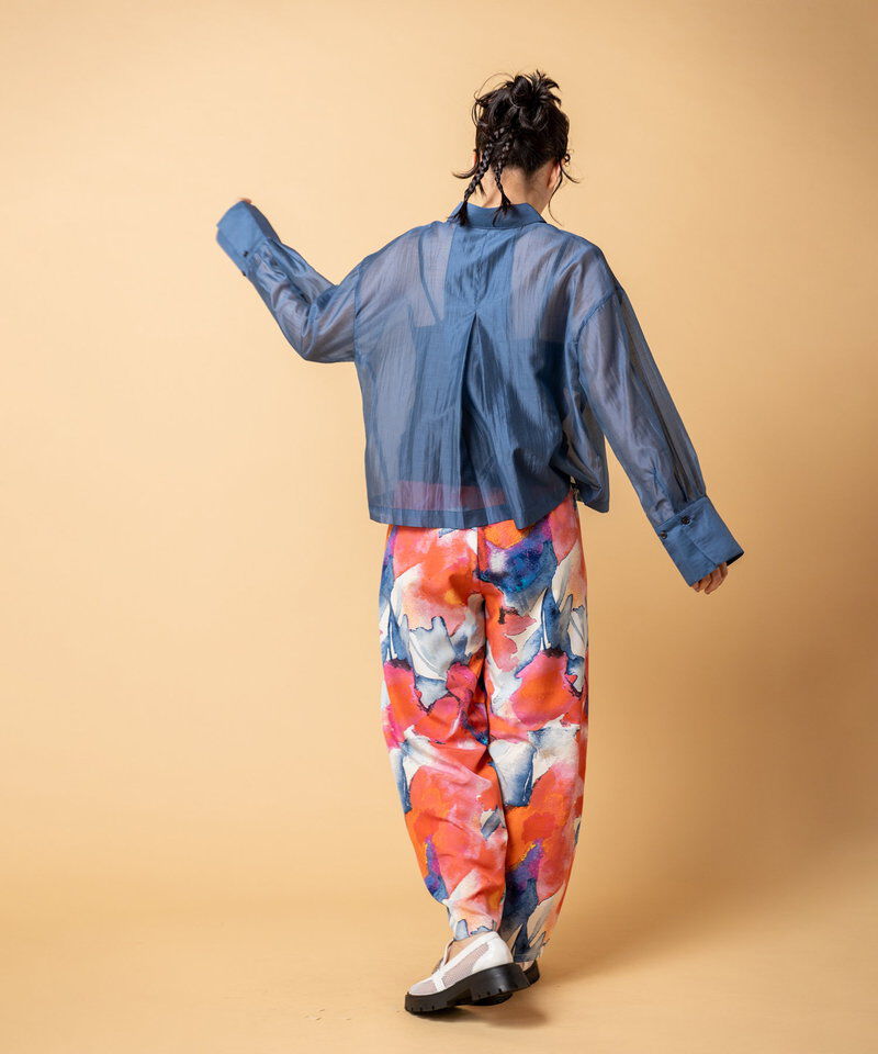  「プリントタックパンツ」|その他|