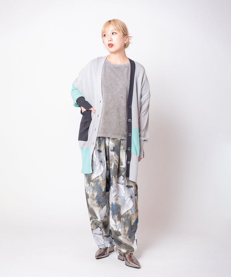  「プリントタックパンツ」|その他|