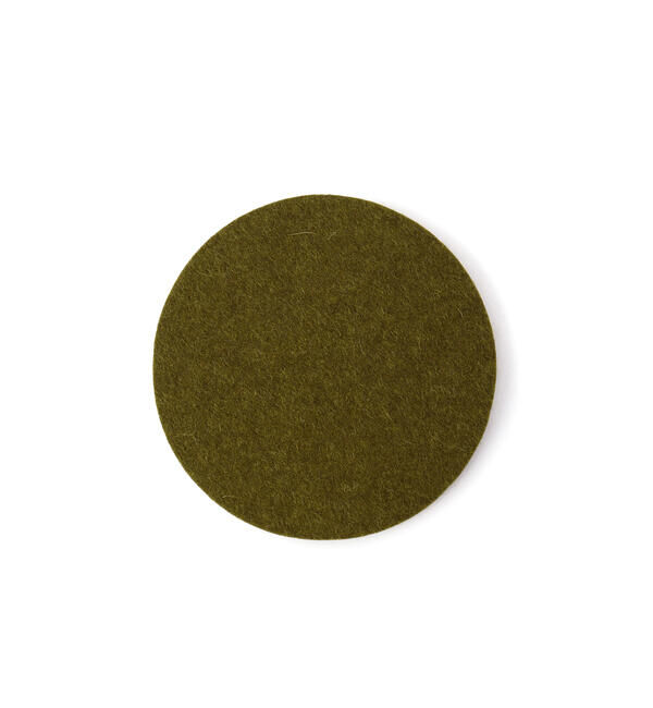 LABOUR AND WAIT「【LABOUR AND WAIT】FELT COASTER OLIVE」|食器・キッチングッズ|OLIVE