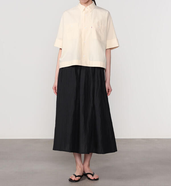 DANTON「DANTON | コットンポプリン ドルマンワークシャツ WOMEN」|シャツ・ブラウス|