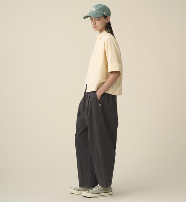 DANTON「DANTON | コットンポプリン ドルマンワークシャツ WOMEN」|シャツ・ブラウス|