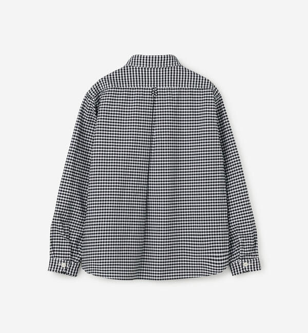 DANTON「DANTON | オックスフォード 丸襟プルオーバーシャツ CHECK WOMEN」|シャツ・ブラウス|