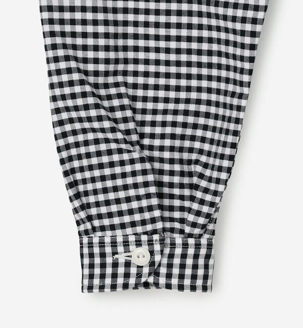 DANTON「DANTON | オックスフォード 丸襟プルオーバーシャツ CHECK WOMEN」|シャツ・ブラウス|