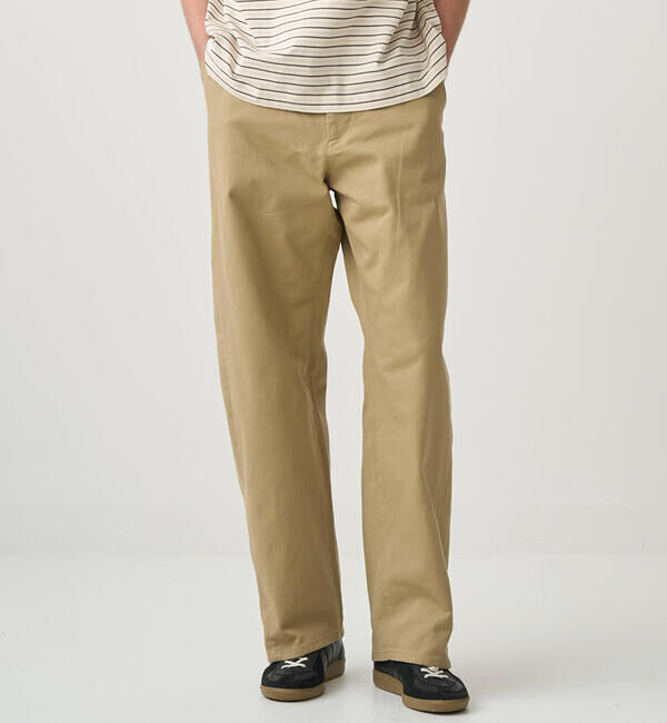 ORCIVAL「ORCIVAL | コットンドライツイル ワイドカーブパンツ MEN」|チノ|BEIGE