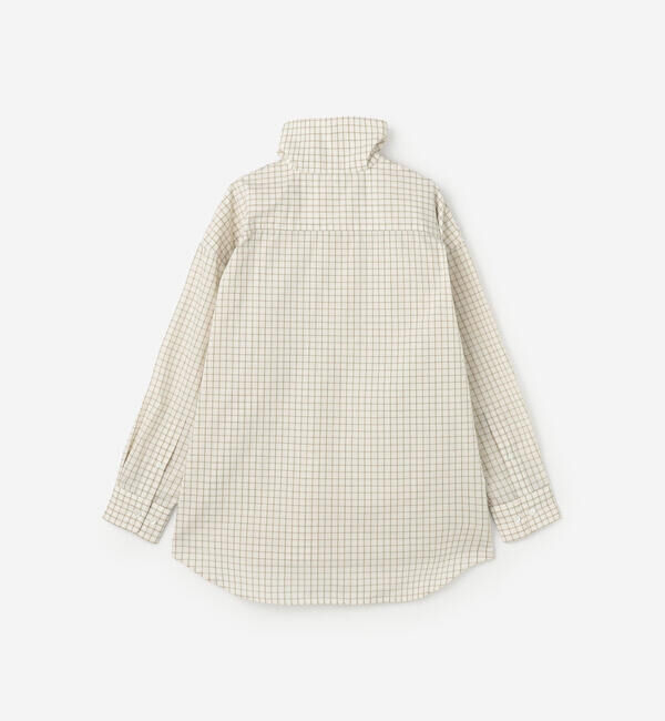 GYMPHLEX「Gymphlex | ハーフジップ 長袖チェックシャツ WOMEN」|シャツ・ブラウス|