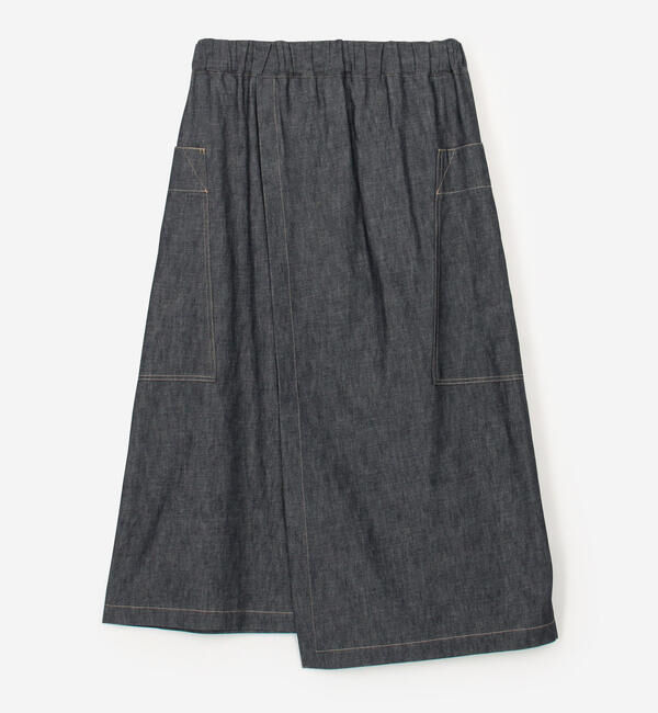  「nicholson & nicholson | デニム ラップスカート WOMEN」|スカート|