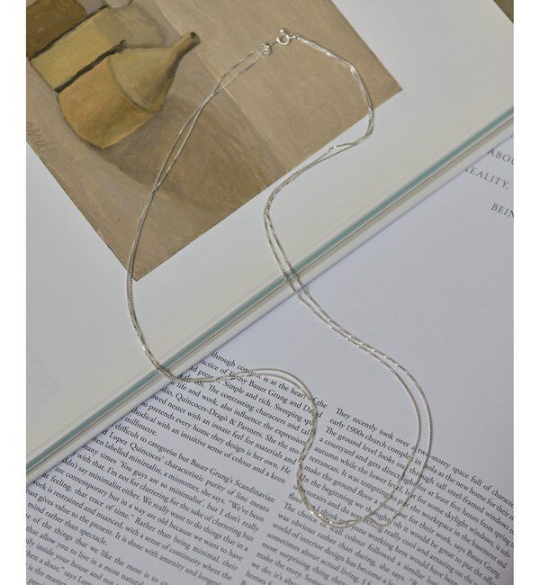 Hoaw.「【Hoaw.】ロングチェーンネックレス」|リング|シルバー系