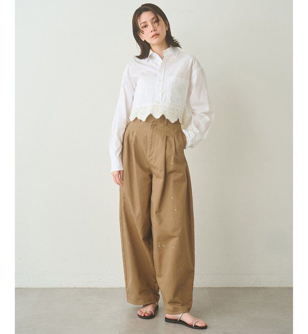  「ペイントタックチノパンツ」|チノ|