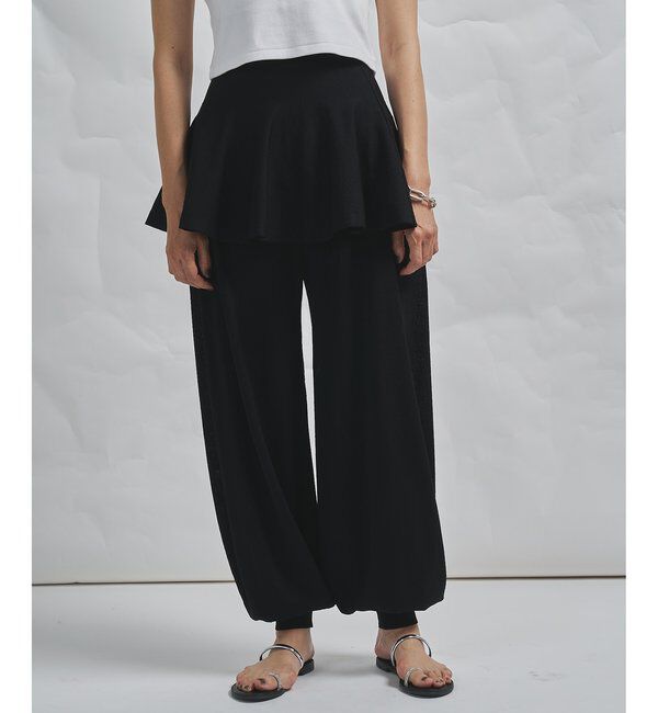 GEMINI「【GEMINI】レイヤードニットパンツ」|チノ|