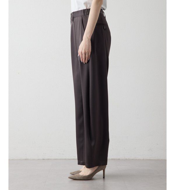 Drawing Numbers「【Drawing Numbers】ダブルサテンコクーンパンツ」|チノ|