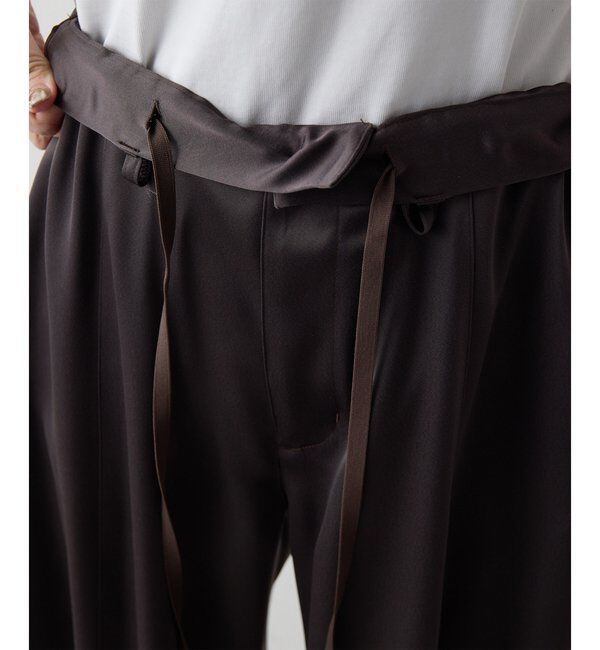 Drawing Numbers「【Drawing Numbers】ダブルサテンコクーンパンツ」|チノ|