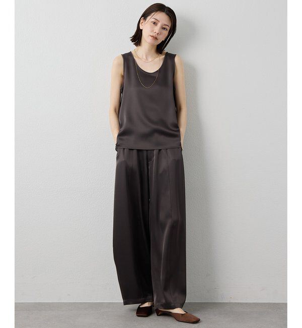 Drawing Numbers「【Drawing Numbers】ダブルサテンコクーンパンツ」|チノ|