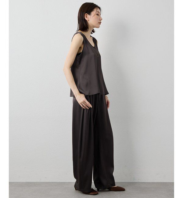 Drawing Numbers「【Drawing Numbers】ダブルサテンコクーンパンツ」|チノ|