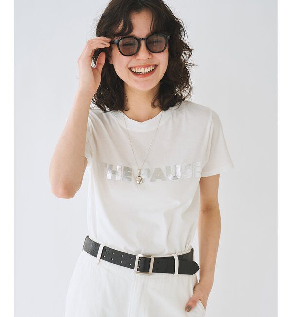 「＜WEB限定＞【THE PAUSE】THE PAUSEメタリックTシャツ」|Tシャツ・カットソー|