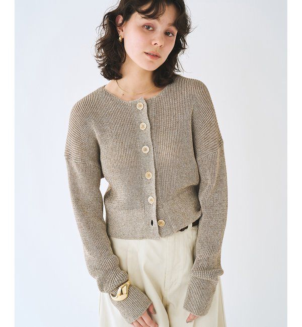  「ショートニットカーディガン」|ニット・セーター|
