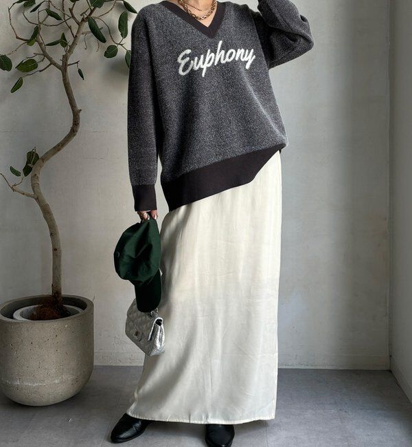  「【WEB限定】ロゴシャギーニット」|ニット・セーター|