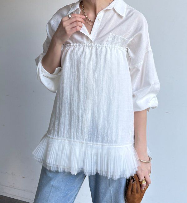  「マルチWAYフリルトップス」|シャツ・ブラウス|