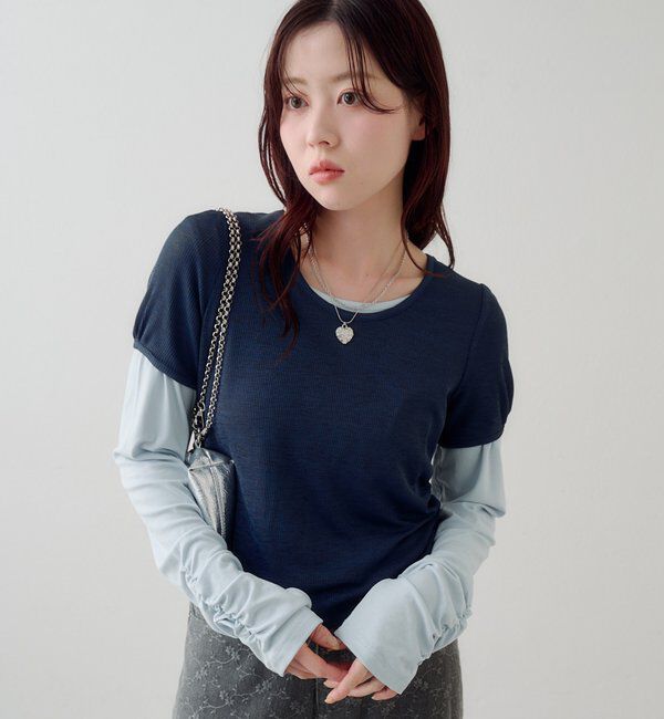  「レイヤードカットソーSET」|Tシャツ・カットソー|