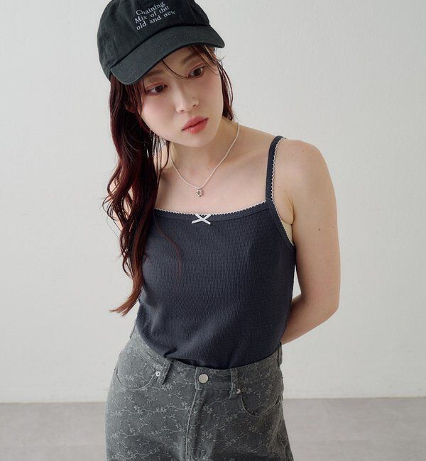  「ピコリボンキャミ」|キャミソール|