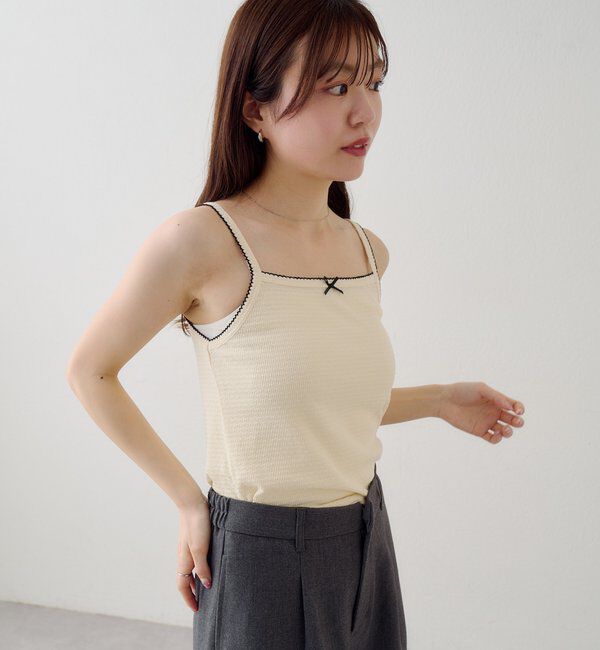  「ピコリボンキャミ」|キャミソール|