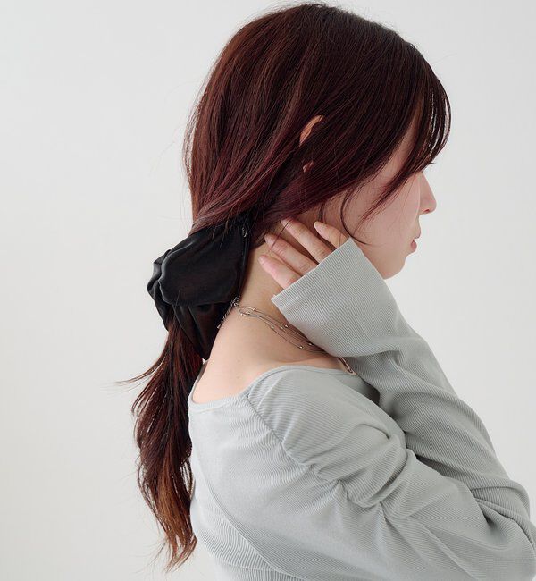  「【fiw.】チャームサテンリボンクリップ」|その他|