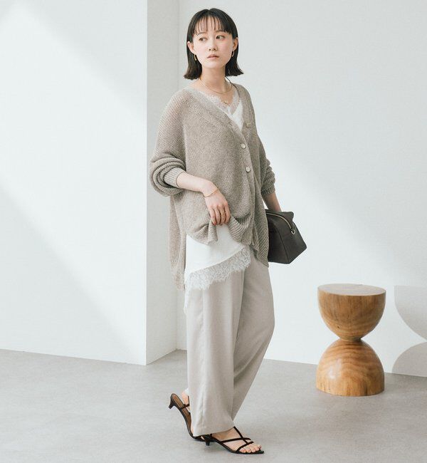  「予約【ご好評につき追加販売決定！】バイアスヘムレースキャミソール」|シャツ・ブラウス|