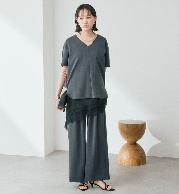  「予約【ご好評につき追加販売決定！】バイアスヘムレースキャミソール」|シャツ・ブラウス|