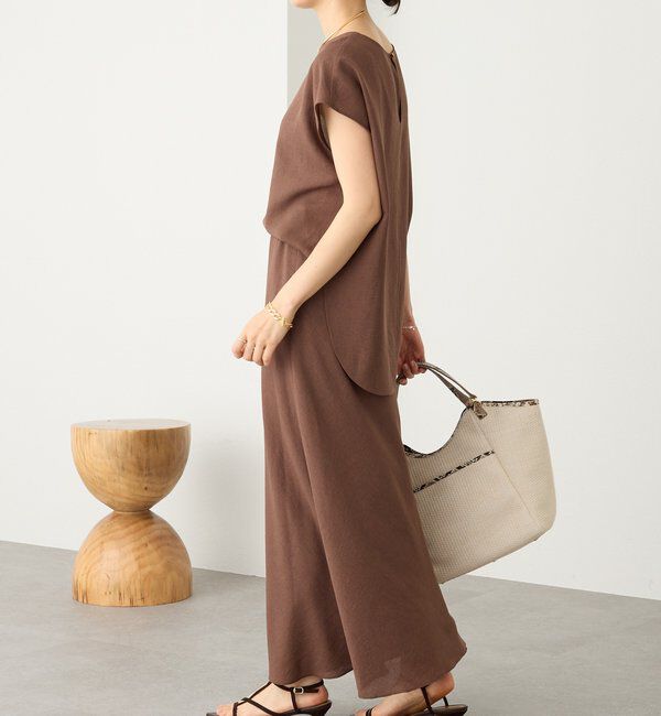  「予約【セットアップ着用可能】メッシュフレンチブラウス」|シャツ・ブラウス|