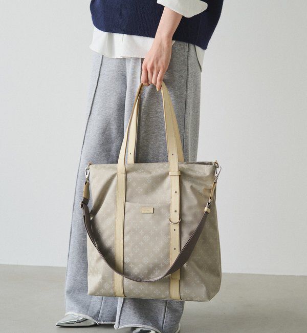  「アシンメトリーハンドルトートバッグ」|トートバッグ|
