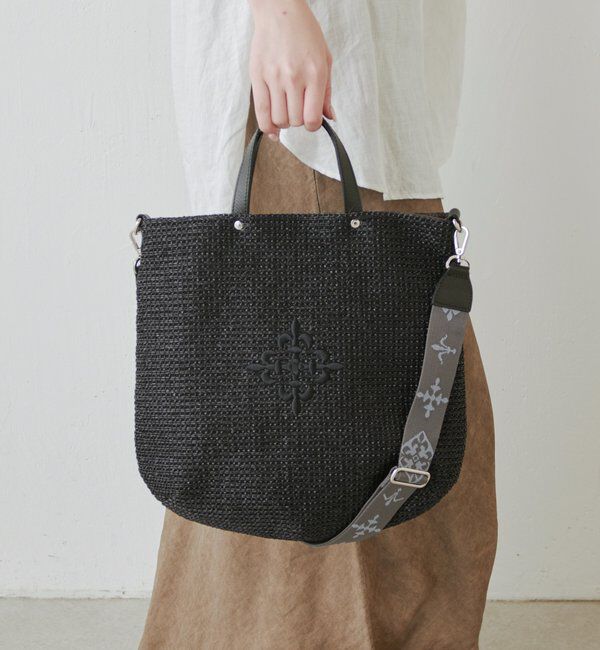  「《WEB限定》スリム2WAYトートバッグ <ナイロンラフィア>」|トートバッグ|