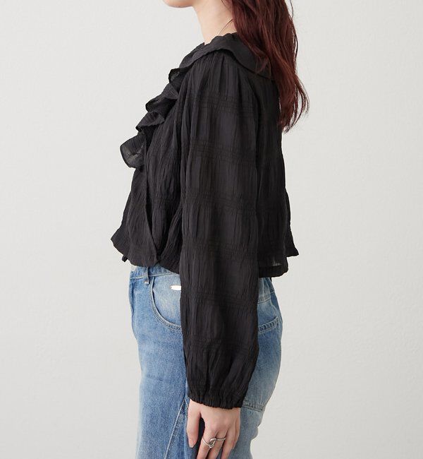  「フリルカシュクールブラウス」|シャツ・ブラウス|