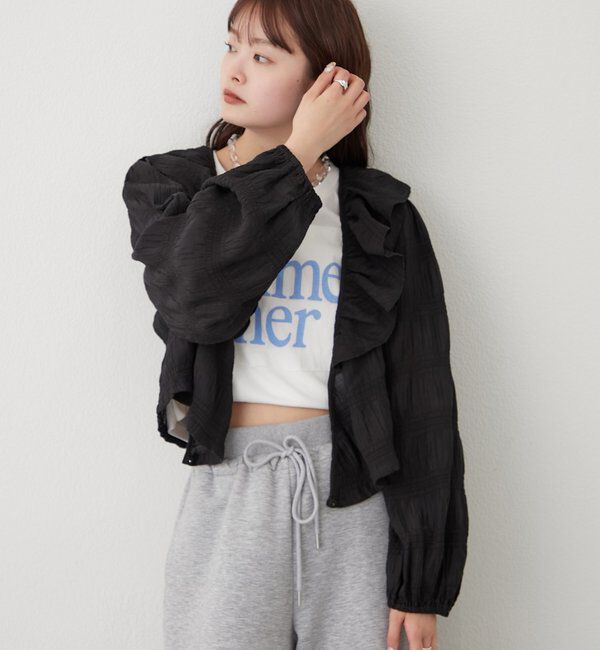  「フリルカシュクールブラウス」|シャツ・ブラウス|
