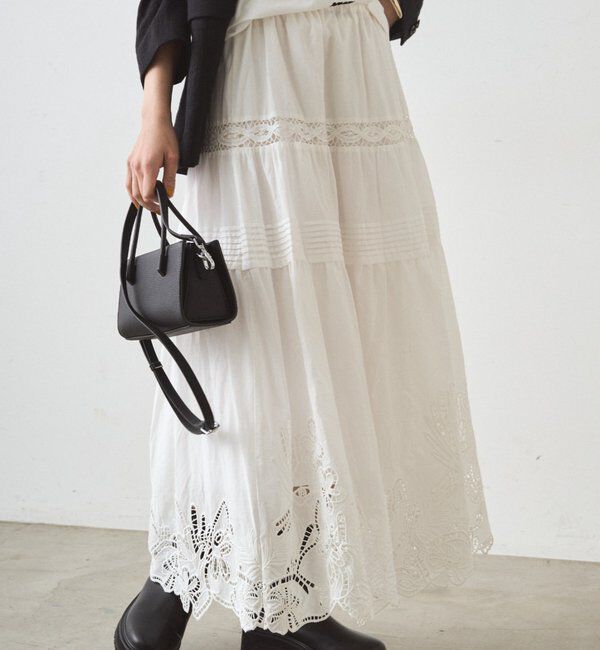  「レースティアードスカート」|スカート|